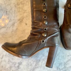 Frye boots with studded details